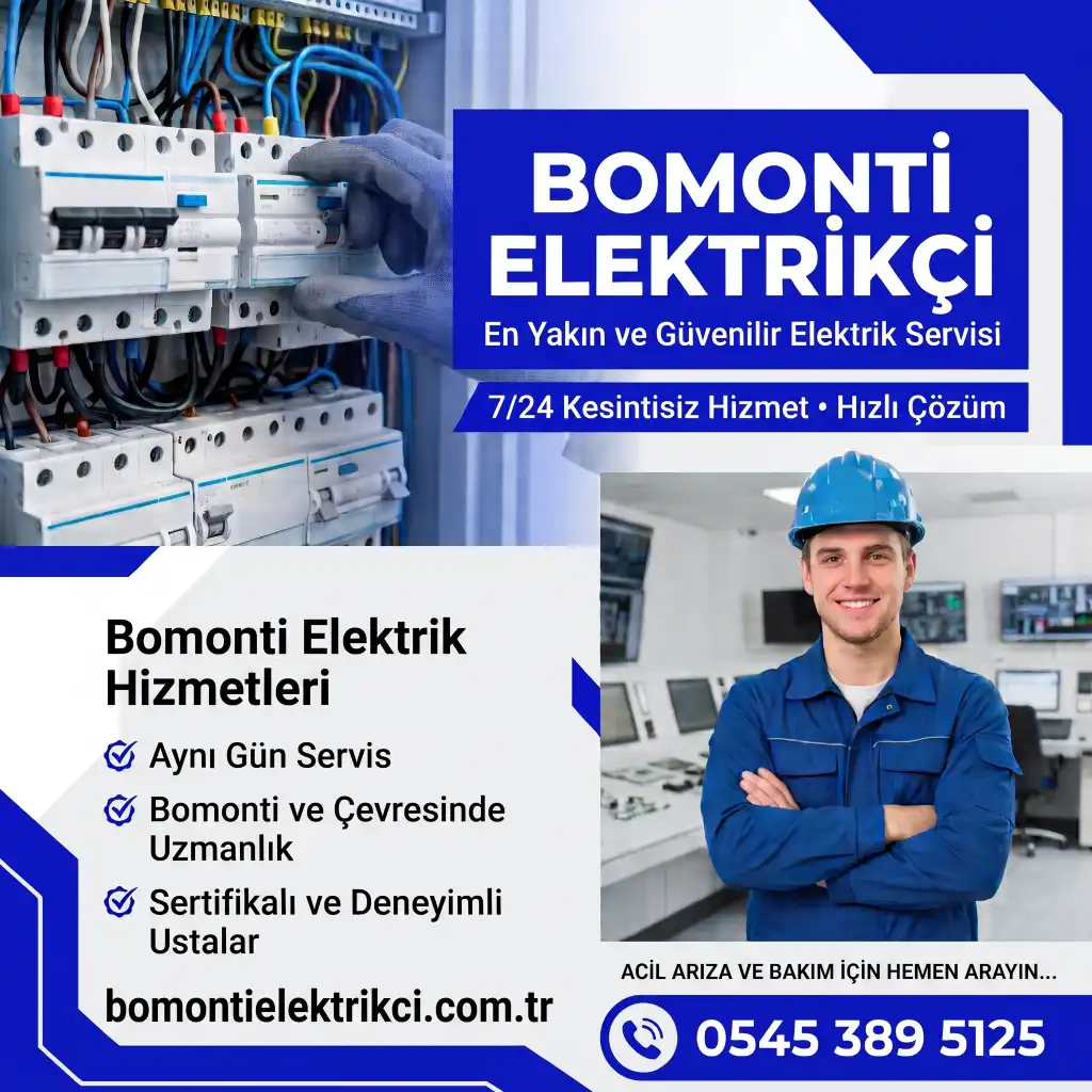 Bomonti'de elektrikçi hizmeti